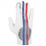 Guantes moto Helstons Record Air Summer White Blue Red