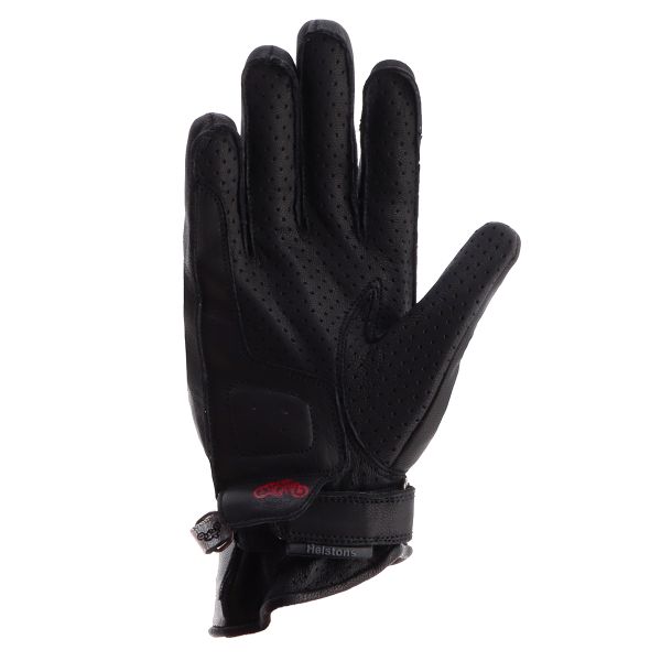 Helstons Vara Air Lady Verano Cuero Negro Gris Rojo