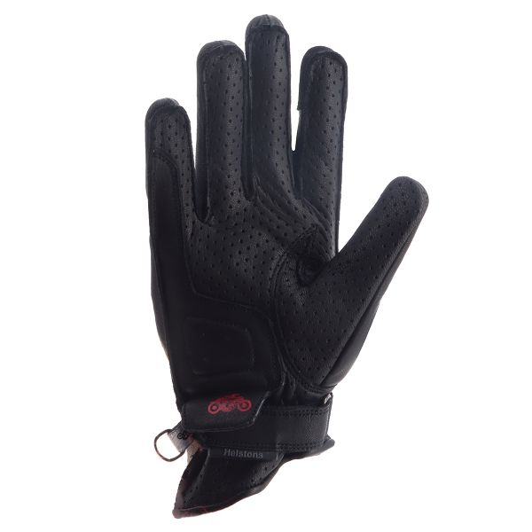 Helstons Vara Air Dama Verano Cuero Negro Naranja Rojo