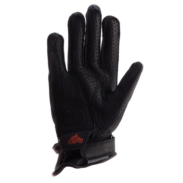 Helstons Caa Air Lady Verano Cuero Negro Naranja