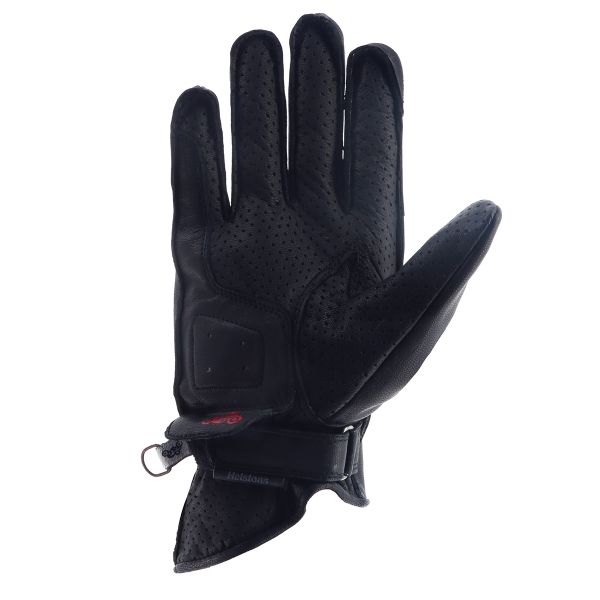 Helstons Vara Air Verano Cuero Negro Rojo