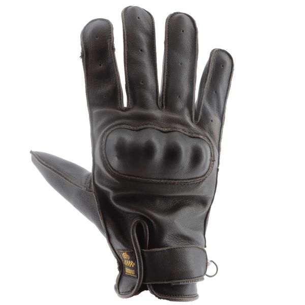 Guantes moto Helstons Roko Brown Black Guantes moto Helstons Roko Brown Black