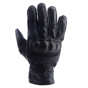 Guantes moto Helstons Run Summer Cuero Negro