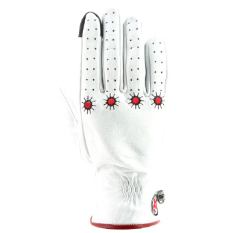 Guantes moto Helstons Shine Summer White