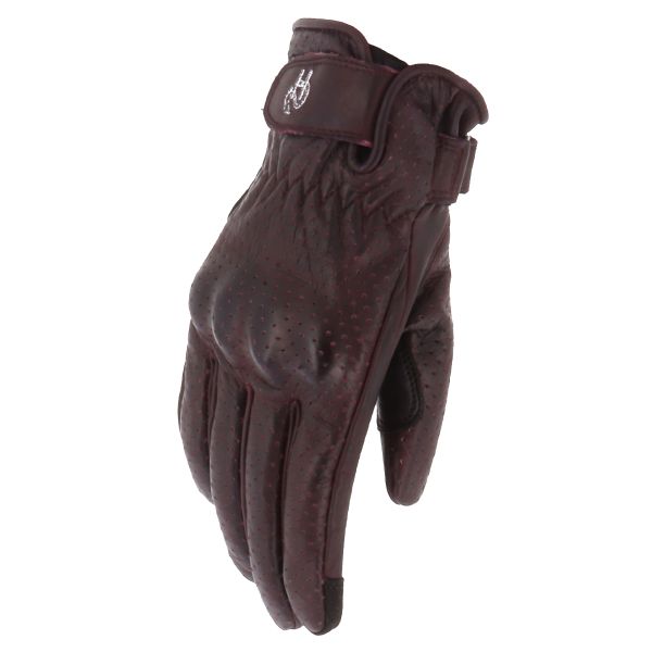 Guantes moto Helstons Ska Air Summer Girl Burdeos Negro