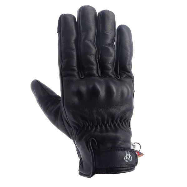 Guantes moto Helstons SKA Piel de invierno Negro