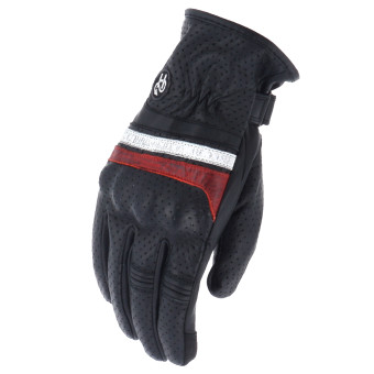 Guantes moto Helstons Skyline Air Negro Blanco Rojo