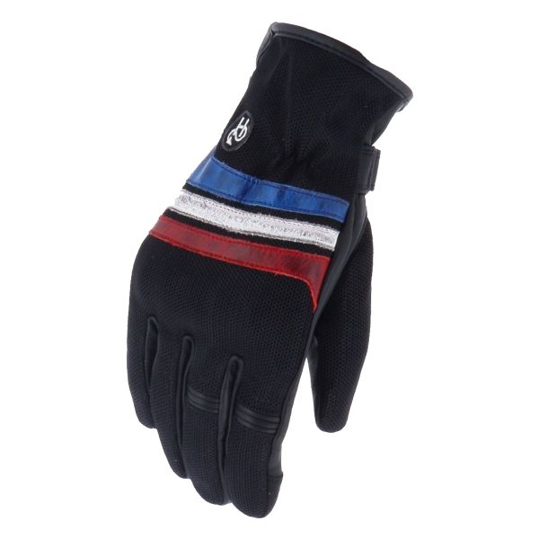 Guantes moto Helstons Skyline Air Mesh Negro Azul Blanco Rojo