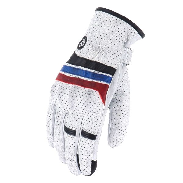 Guantes moto Helstons Skyline Air Blanco Negro Azul Rojo