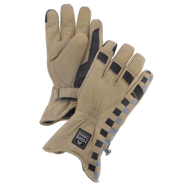 Guantes moto Helstons Steve Winter Beige Black