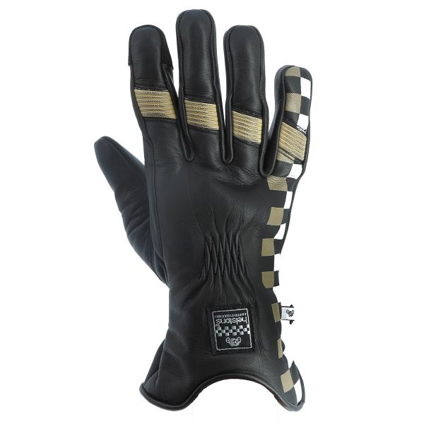 Guantes moto Helstons Steve Winter Black Beige