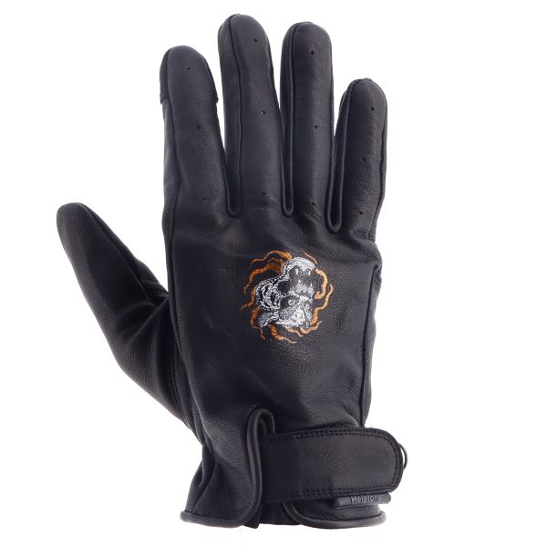 Guantes moto Helstons Tigre Verano Piel Negro