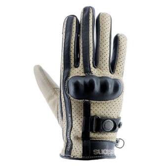 Guantes moto Helstons Tinta Summer Beige Black Guantes moto Helstons Tinta Summer Beige Black