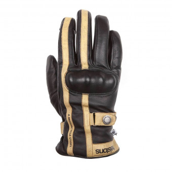 Guantes moto Helstons Tinta Winter Lady Black Beige Guantes moto Helstons Tinta Winter Lady Black Beige
