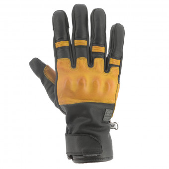 Guantes moto Helstons Wislay Winter Black Gold Guantes moto Helstons Wislay Winter Black Gold