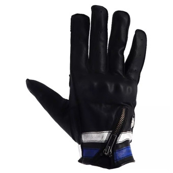 Guantes moto Helstons Ziper Summer Black White Blue
