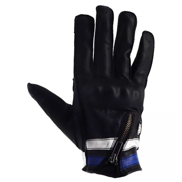Guantes moto Helstons Ziper Summer Black White Blue