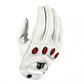Guantes moto ICON Hella White