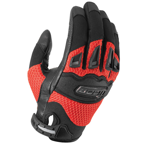 Guantes moto ICON Twenty-Niner Red