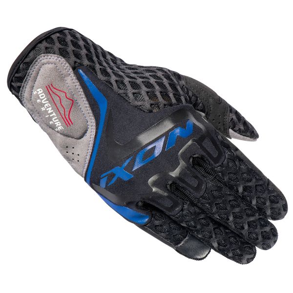 Guantes moto Ixon Dirt Air Black Anthracite Blue Guantes moto Ixon Dirt Air Black Anthracite Blue