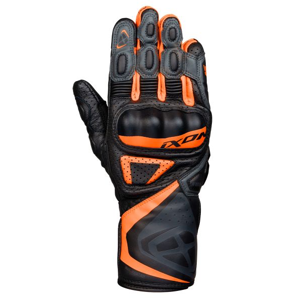 Guantes moto Ixon GP5 Air Black Anthracite Orange Guantes moto Ixon GP5 Air Black Anthracite Orange