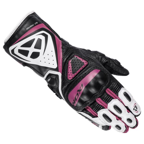 Guantes moto Ixon GP5 Air L Black White Fuchsia