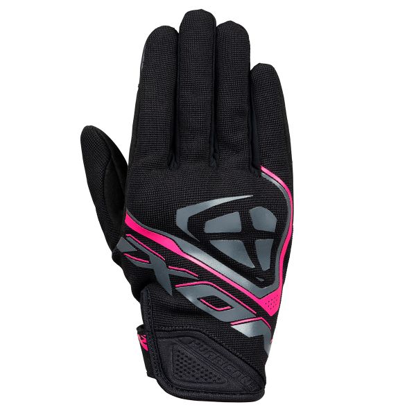 Guantes moto Ixon Hurricane Lady Black Fuchsia