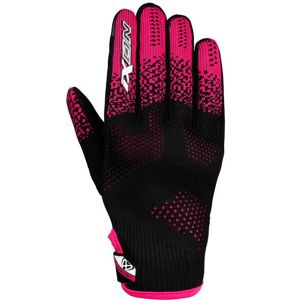 Guantes moto Ixon Ixflow Knit Lady Black Fuchsia