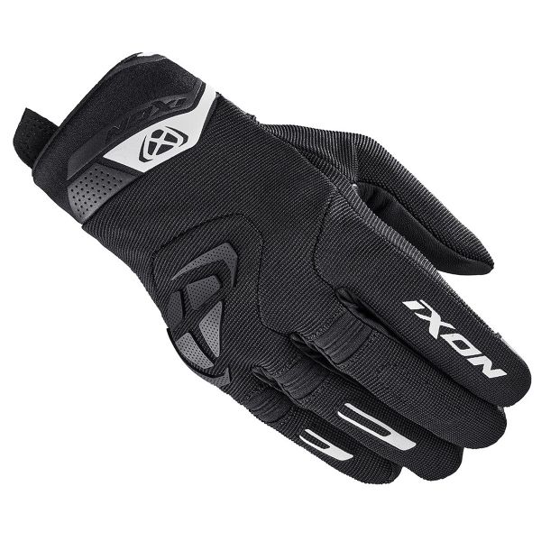 Guantes moto Ixon Mig 2 Black White Guantes moto Ixon Mig 2 Black White