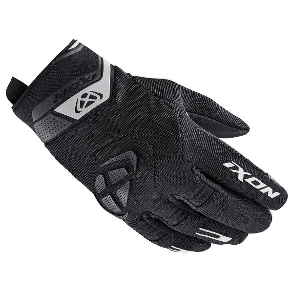 Guantes moto Ixon Mig 2 L Black White Guantes moto Ixon Mig 2 L Black White