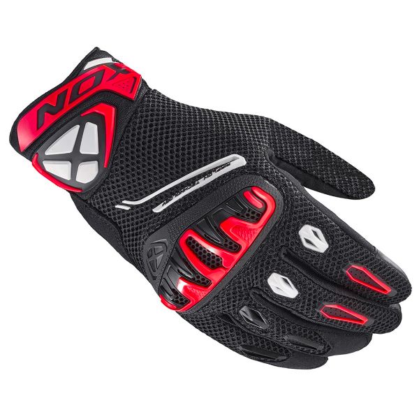 Guantes moto Ixon Mirage Airflow Black Bright Red Guantes moto Ixon Mirage Airflow Black Bright Red