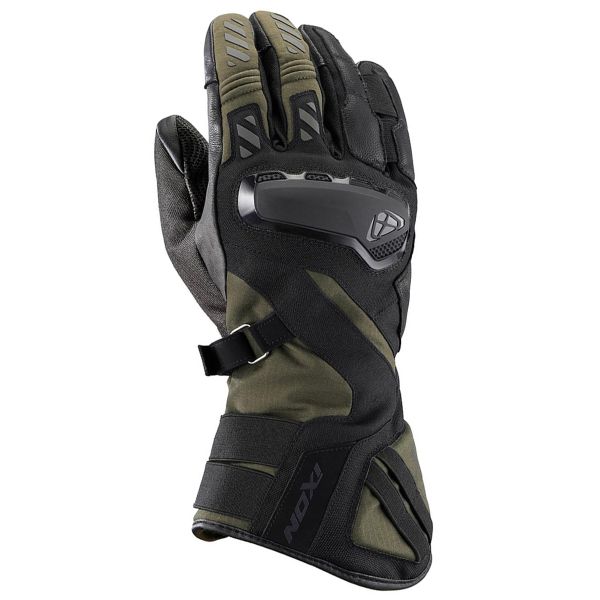 Guantes moto Ixon Sra. Drakkar Negro Kaki