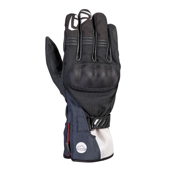 Guantes moto Ixon Ms Loki Black Grege Blue Guantes moto Ixon Ms Loki Black Grege Blue