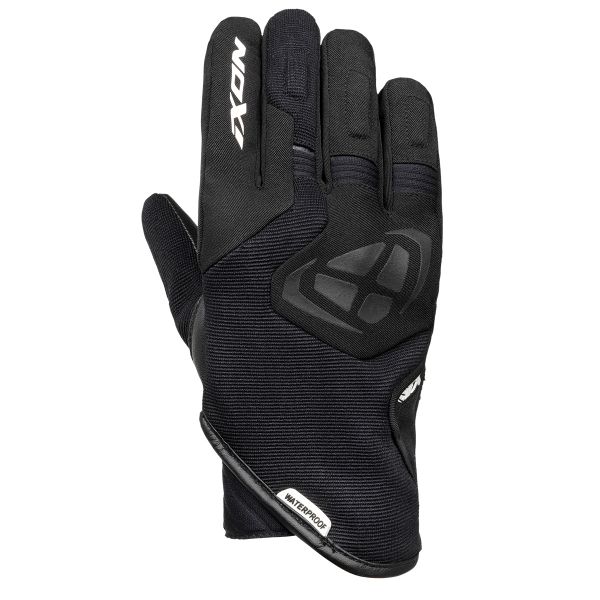 Guantes moto Ixon Ms Mig WP Black White Guantes moto Ixon Ms Mig WP Black White
