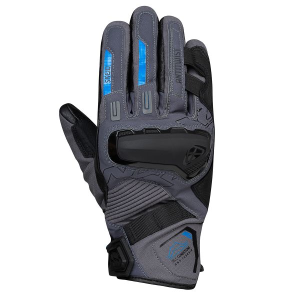Guantes moto Ixon Ms Skeid Anthracite Grey Blue
