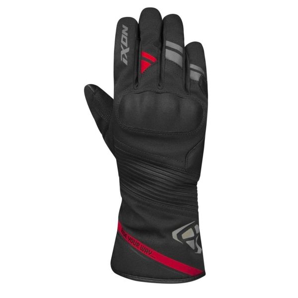 Guantes moto Ixon Pro Midgard Black Red Guantes moto Ixon Pro Midgard Black Red