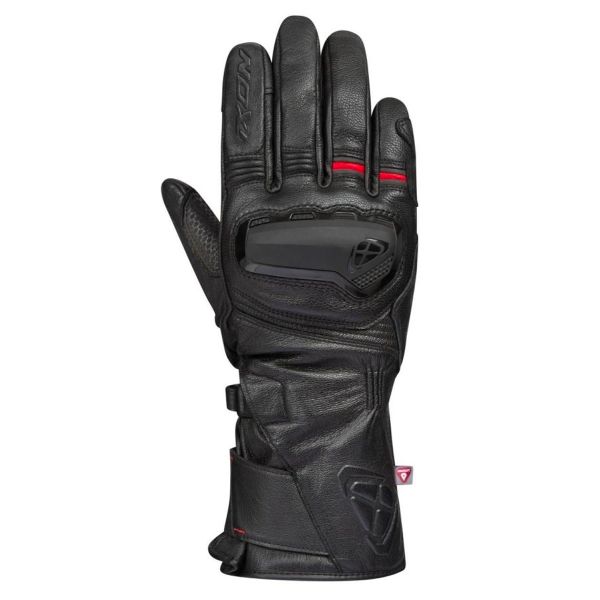 Guantes moto Ixon Pro Miles Black Red Guantes moto Ixon Pro Miles Black Red
