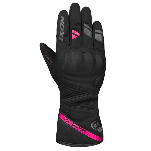 Guantes moto Ixon Pro Rescue 3 L Black Fushia Guantes moto Ixon Pro Rescue 3 L Black Fushia