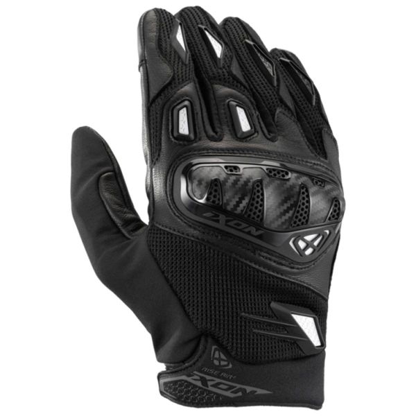 Guantes moto Ixon Rise Air 2 Negro Blanco