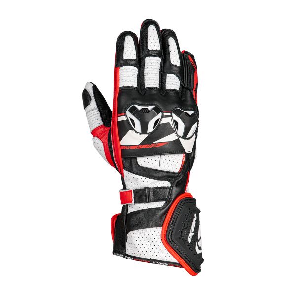 Guantes moto Ixon Rs Alpha Black White Red Guantes moto Ixon Rs Alpha Black White Red