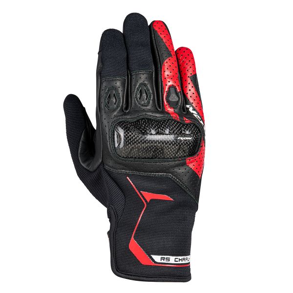 Guantes moto Ixon Rs Charly Black Red Guantes moto Ixon Rs Charly Black Red