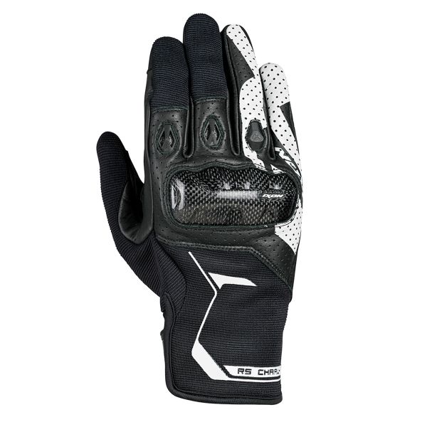 Guantes moto Ixon Rs Charly Black White Guantes moto Ixon Rs Charly Black White
