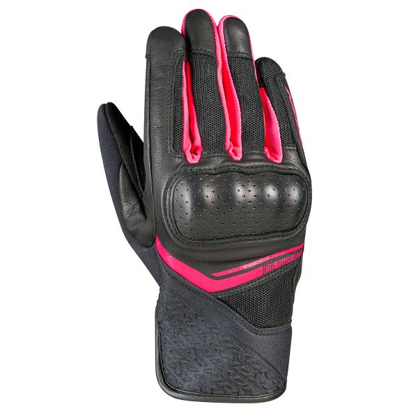 Guantes moto Ixon Rs Launch Lady Black Fushia