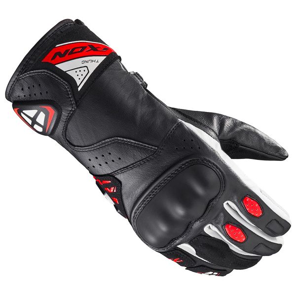 Guantes moto Ixon Thund Black Red White Guantes moto Ixon Thund Black Red White