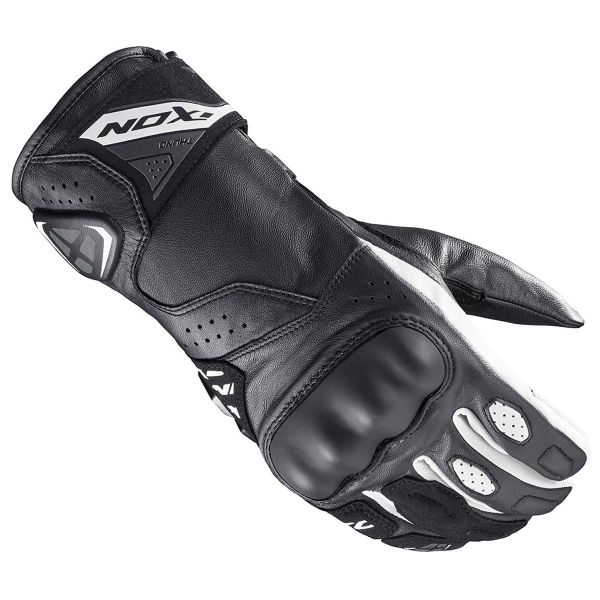 Guantes moto Ixon Thund Black White Guantes moto Ixon Thund Black White