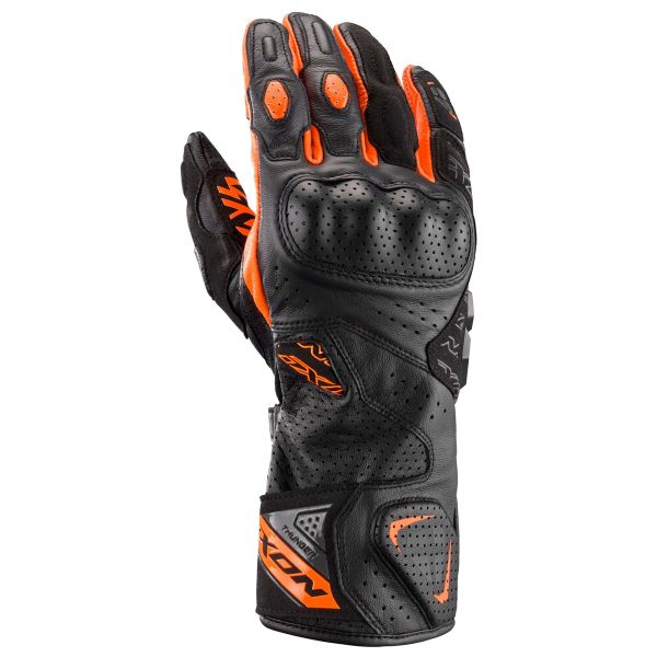 Guantes moto Ixon Thunder Air Negro Antracita Naranja Guantes moto Ixon Thunder Air Negro Antracita Naranja