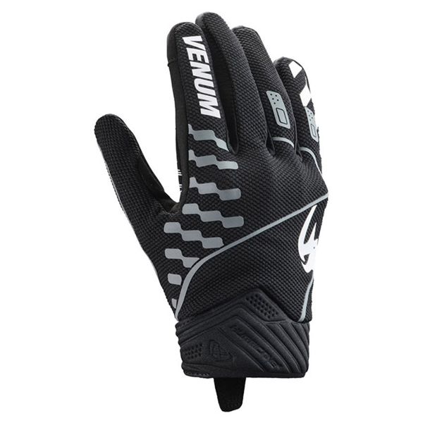 Guantes moto Ixon Venum Hurry Negro Gris Blanco