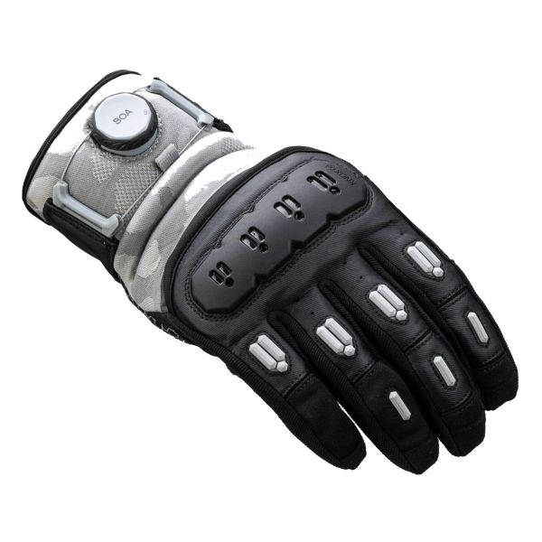 Guantes moto Knox Orsa Textil OR4 Gris