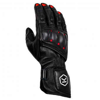Guantes moto Knox Oulton Black Red