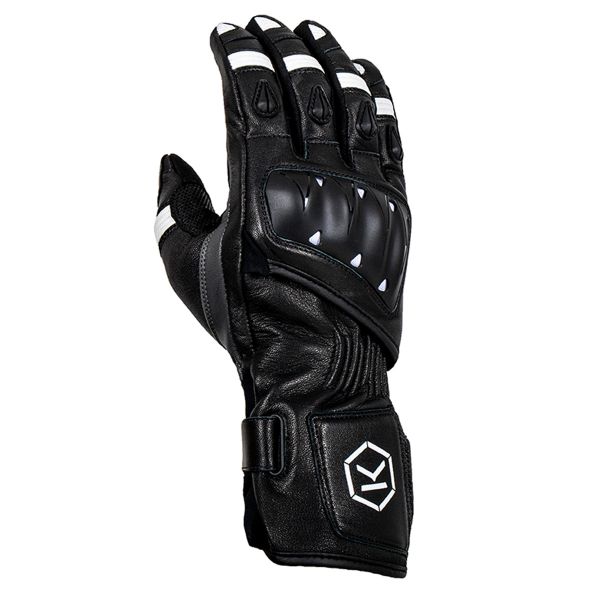 Guantes moto Knox Oulton Black White